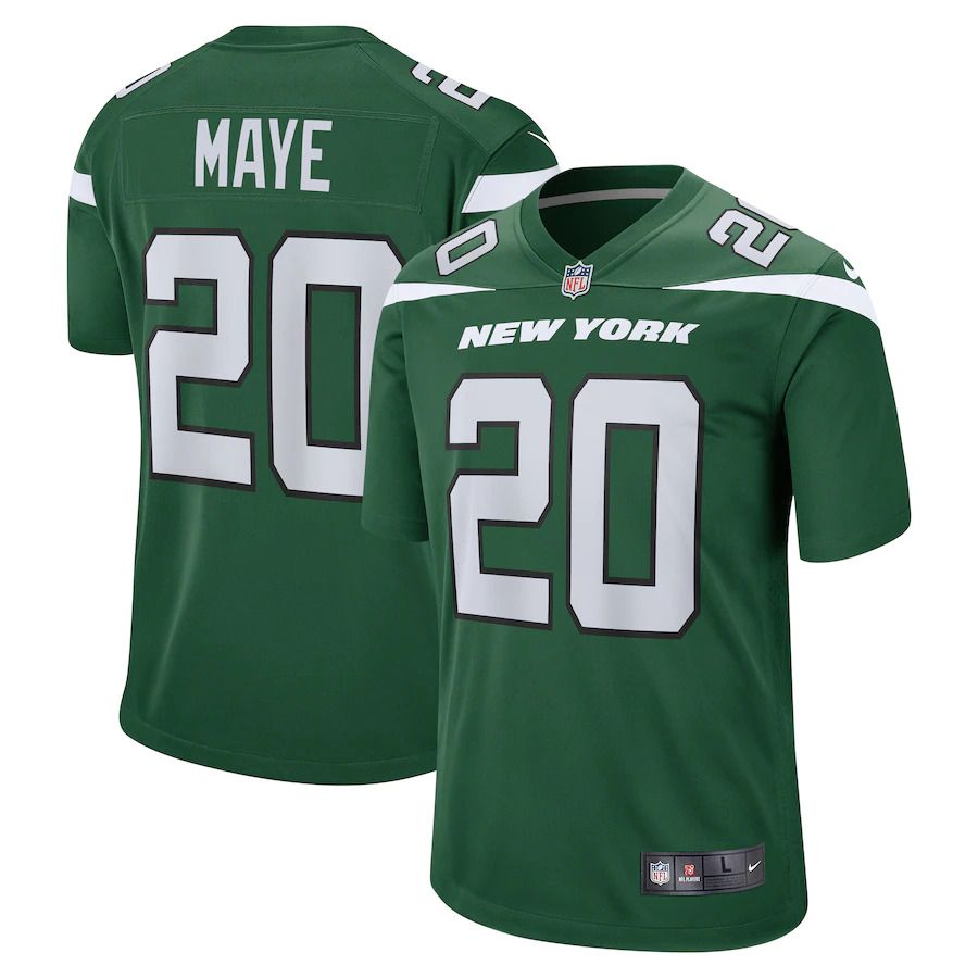 Men New York Jets #20 Marcus Maye Nike Gotham Green Game NFL Jersey